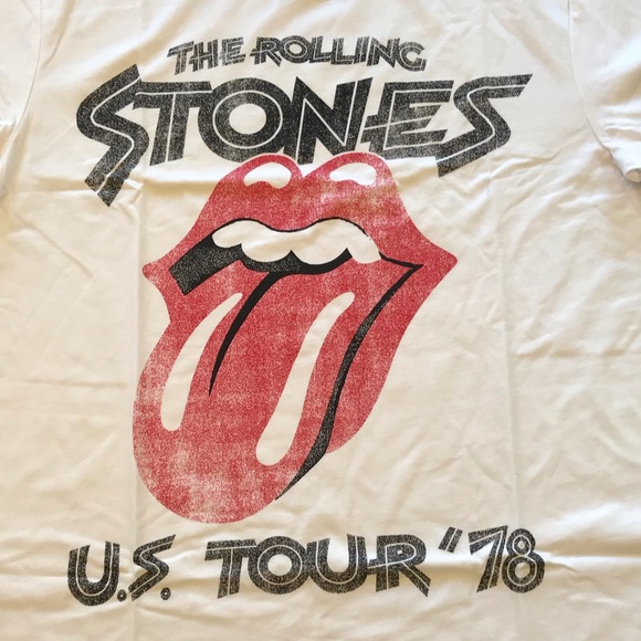 Two-Sided Rolling Stones US Tour ‘78 Licensed NWT - Picture 5 of 10